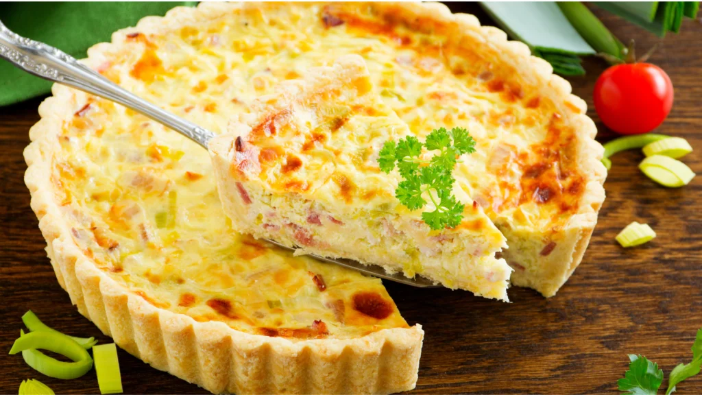 Tortilla quiche bake