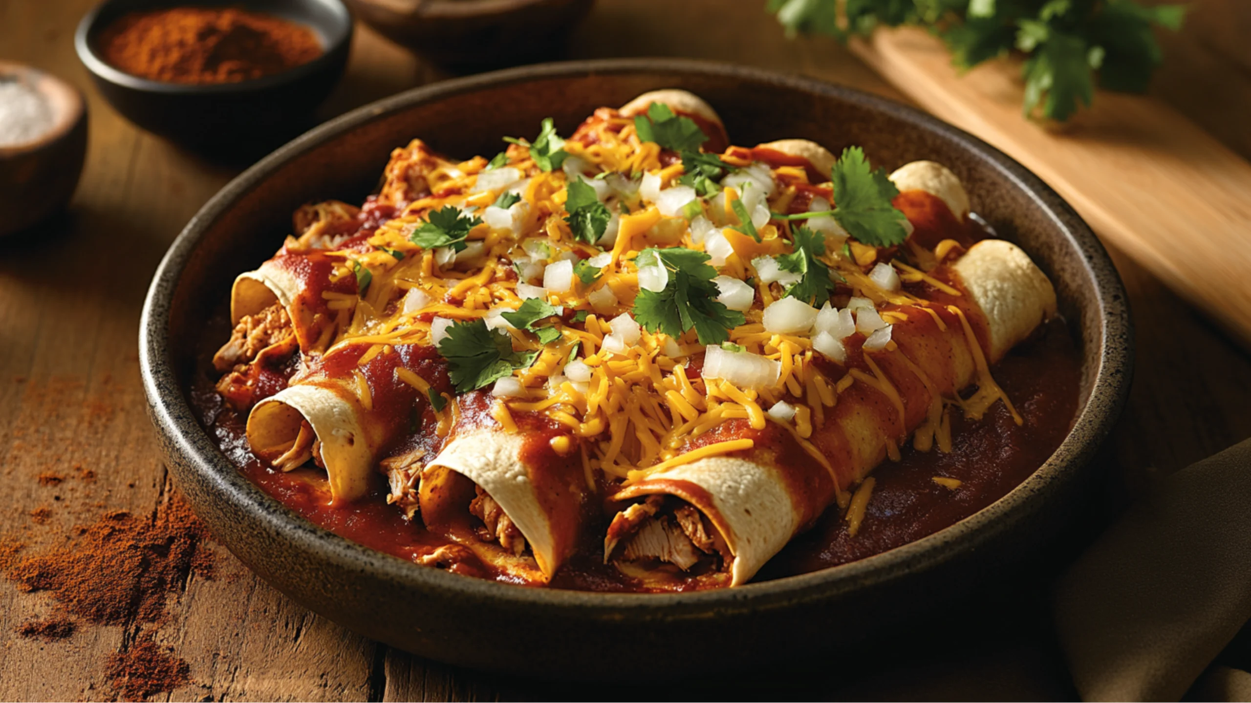 Enchiladas rancheras