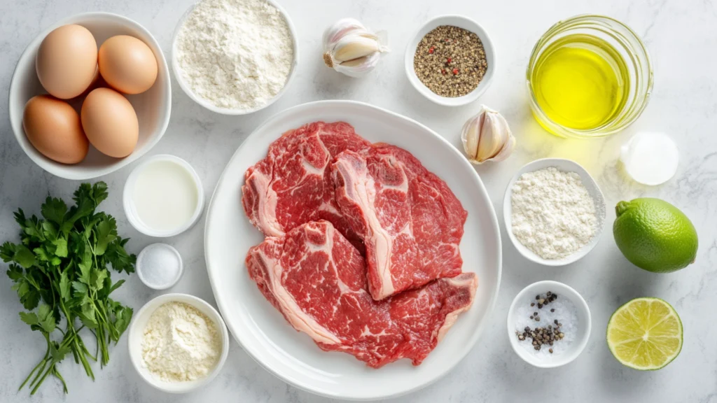 Ingredients Bistec Empanizado