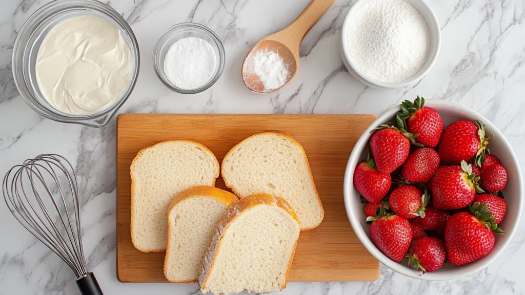 Ingredients Strawberry Sandwich