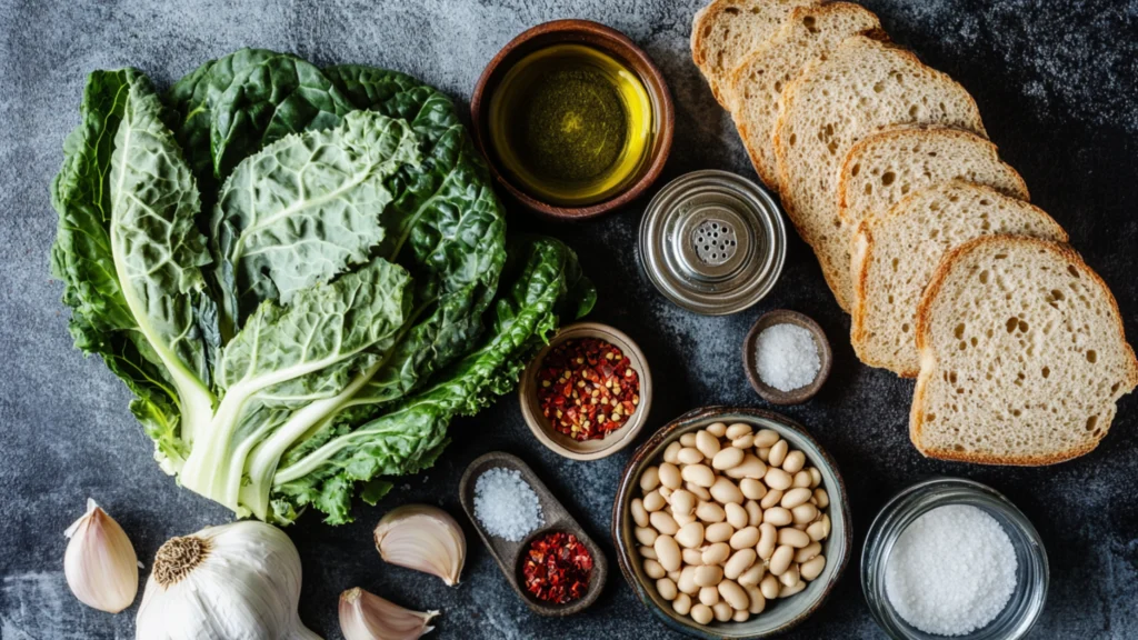 Ingredients Escarole and Beans