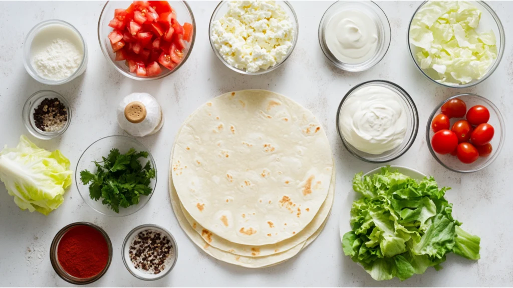 Ingredients Enchiladas Salvadoreñas