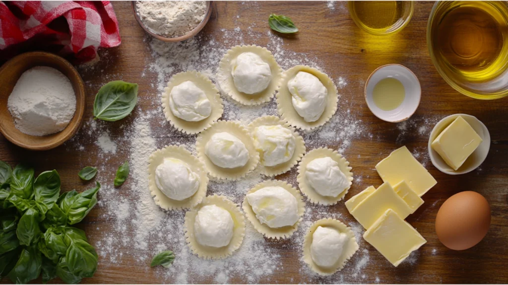 Ingredients Burrata Ravioli