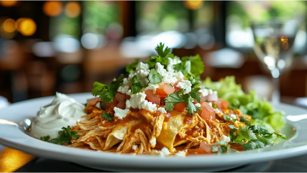 Serving Enchiladas Salvadoreñas