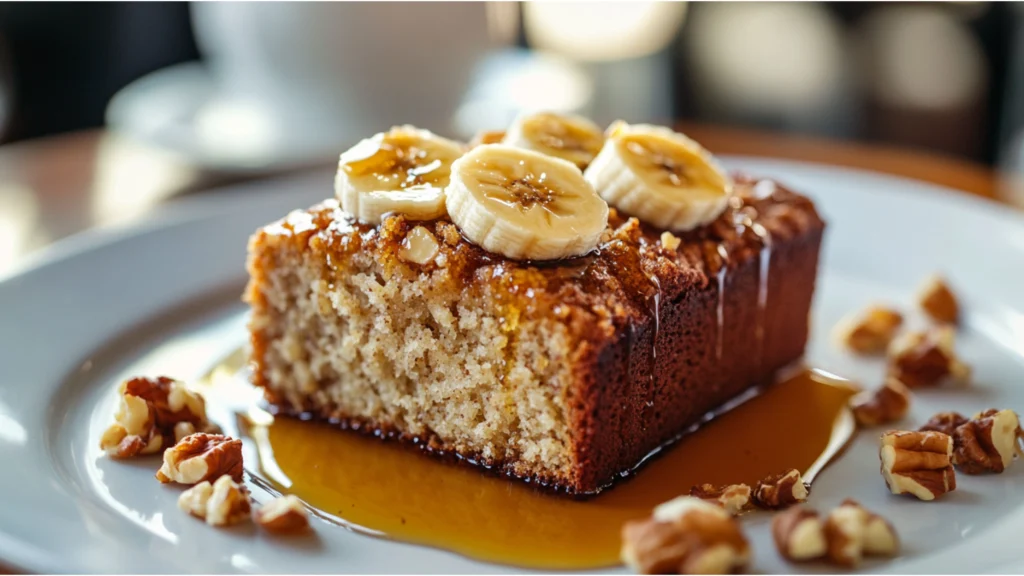 Serving Cottage Cheese Banana Bread