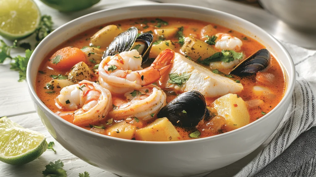 Caldo de Mariscos