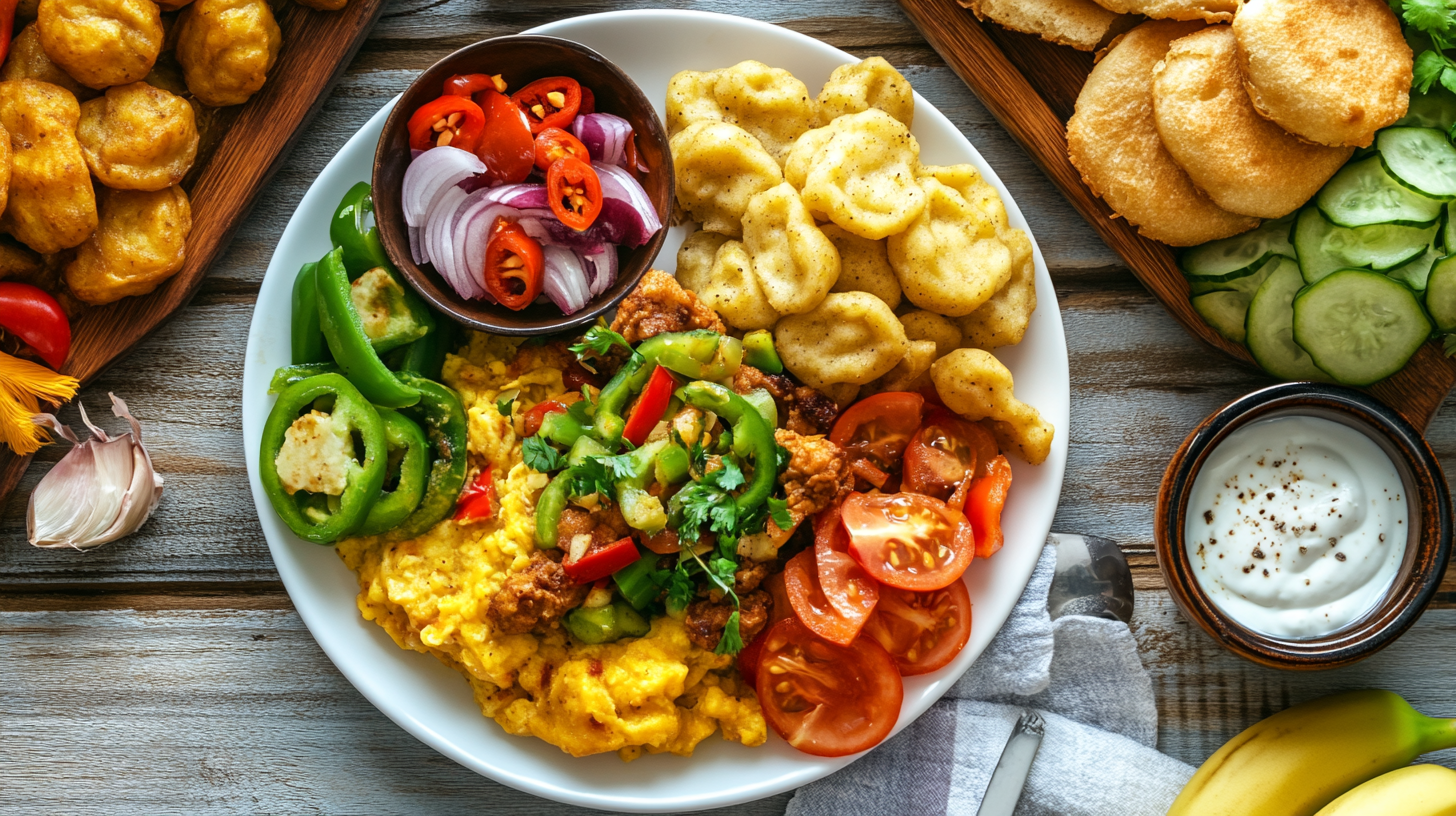 Jamaican breakfast