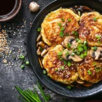 Roast pork egg foo young