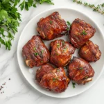 Smoked boneless chicken thighs