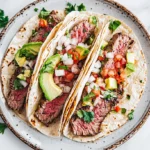 Steak tacos with taco seasoning