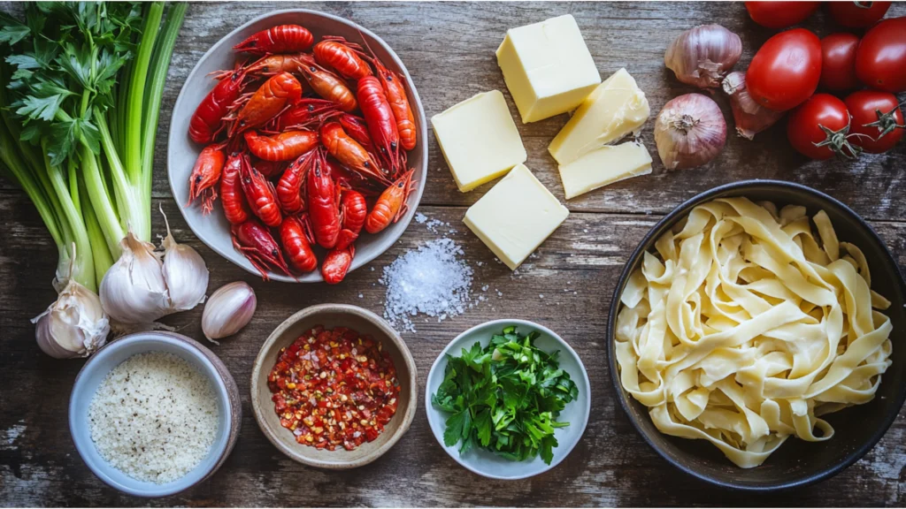 Ingredients Crawfish Fettuccine