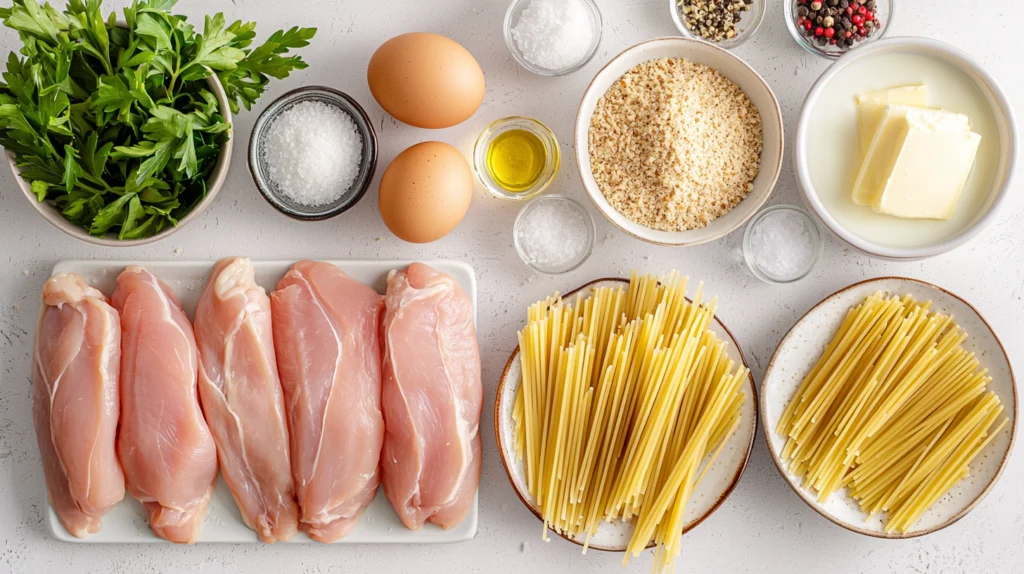 Ingredients Chicken Parmesan Alfredo