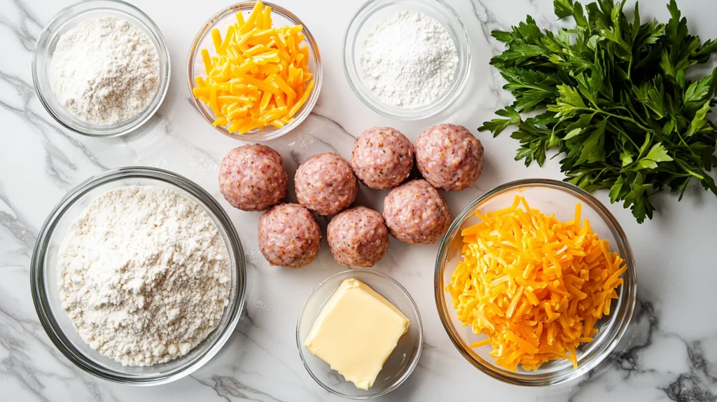 Ingredients Sausage Balls Without Bisquick Recipe