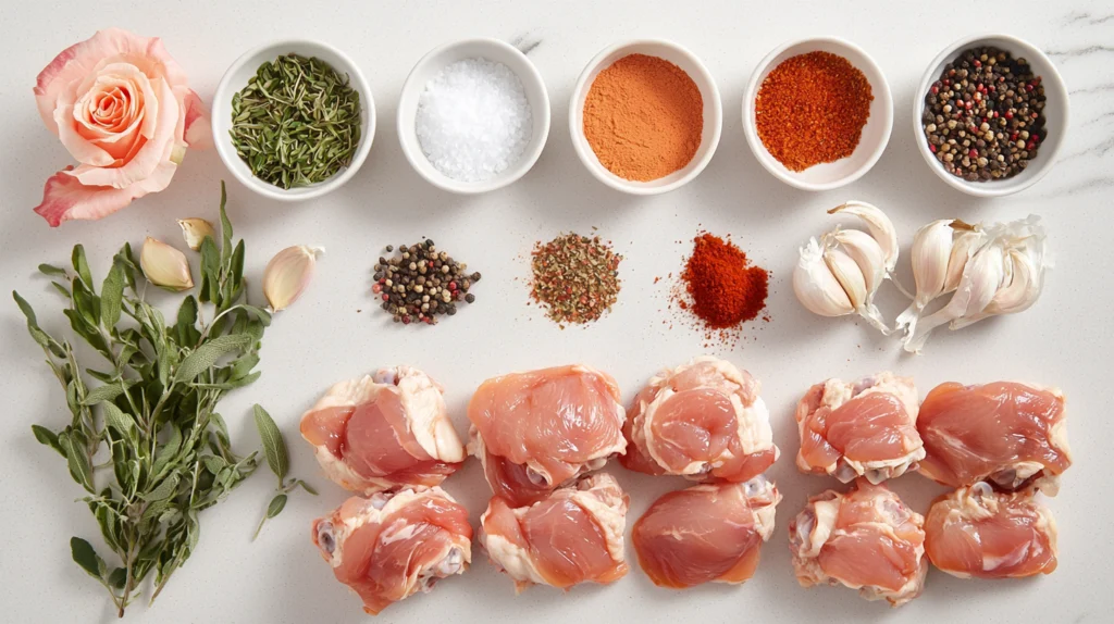 Ingredients Smoked Boneless Chicken Thighs