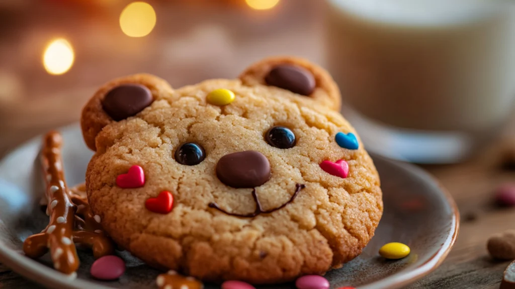 Serving Teddy Bear Cookies