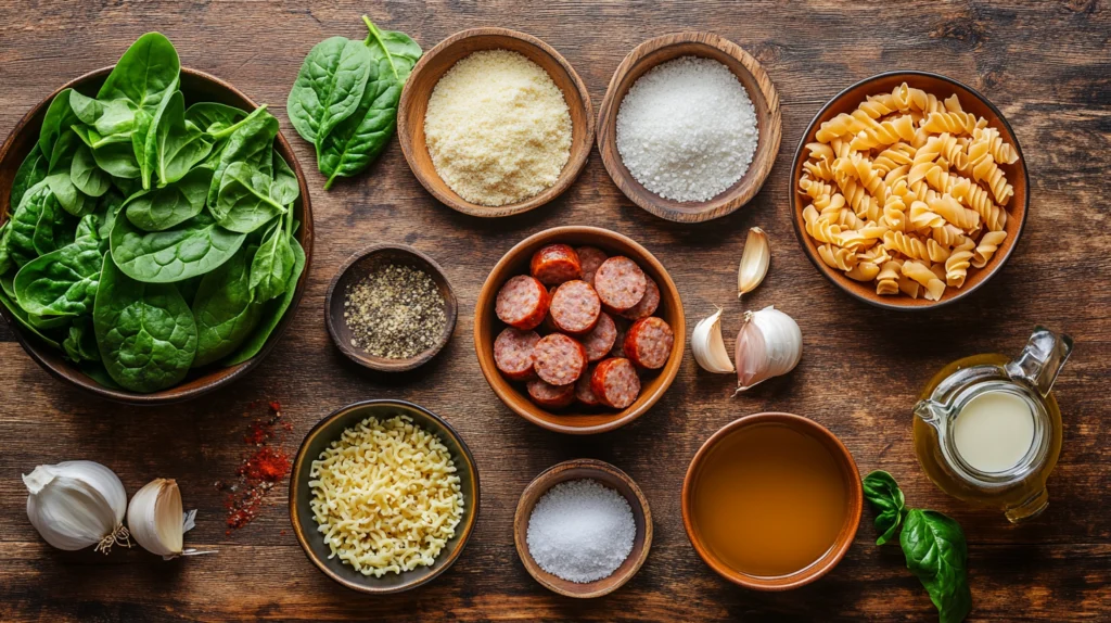 Ingredients Creamy Parmesan Italian Sausage Soup