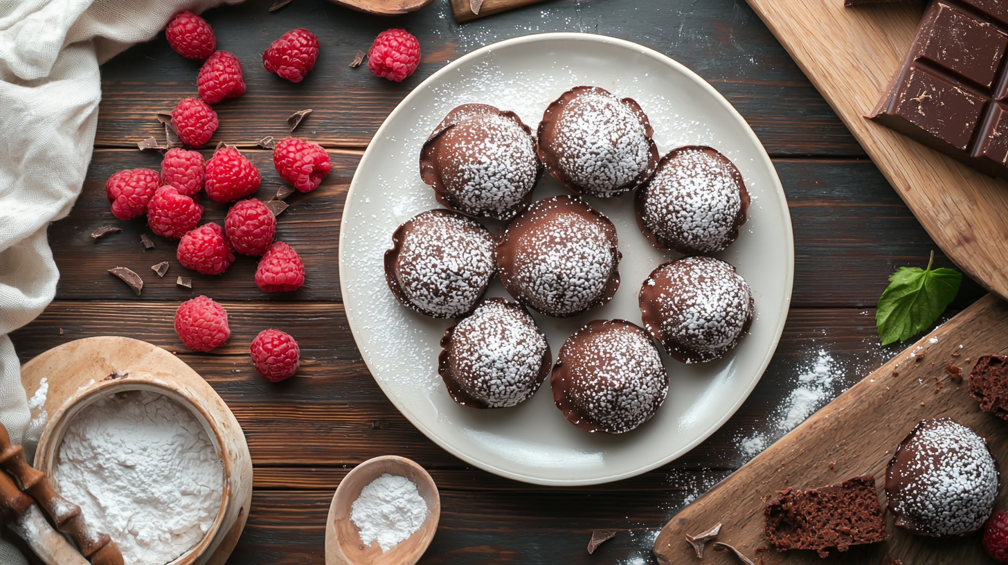 Chocolate dumplings