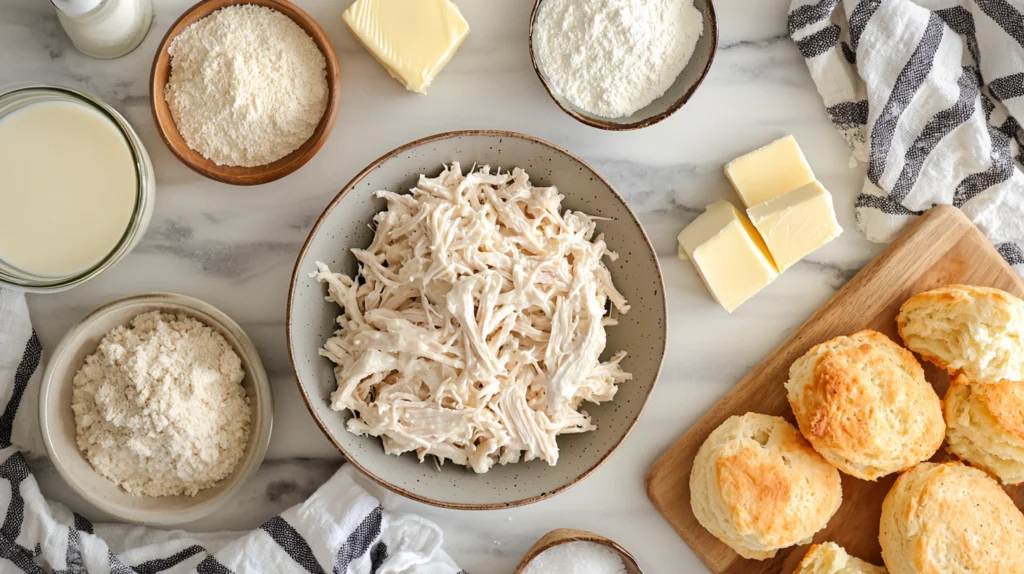 Ingredients Chicken Biscuits and Gravy